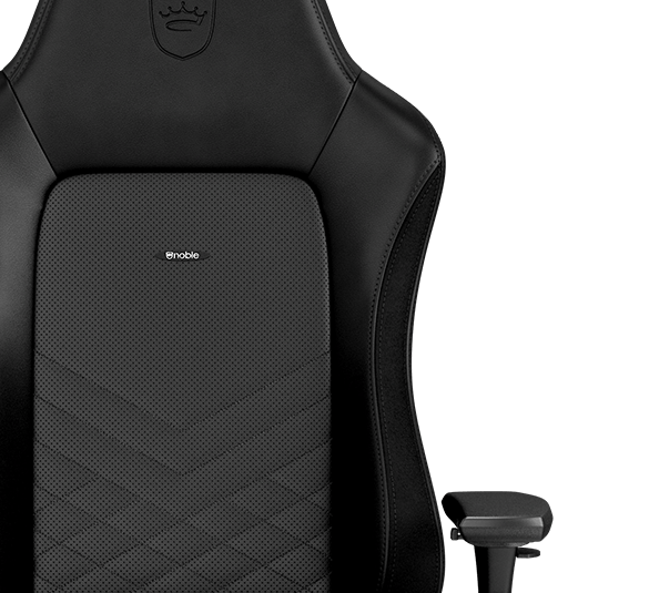 gaming chair vegan PU leather HERO Black 