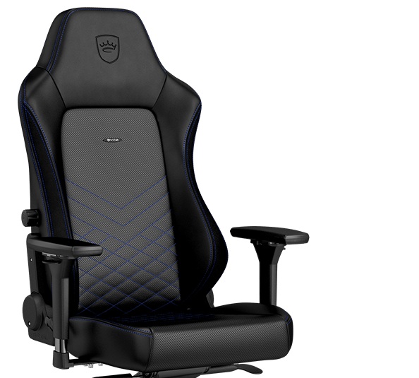 gaming chair vegan HERO Black Blue ergonomic
