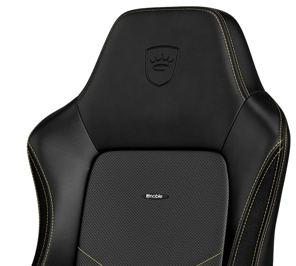gaming chair vegan HERO Black Gold elegance