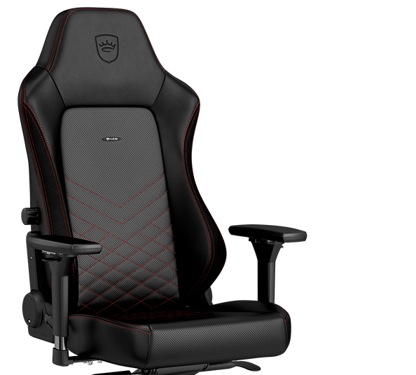 gaming chair vegan HERO Black Red ergonomic