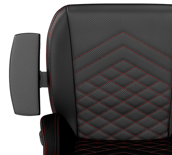 gaming chair vegan HERO Black Red high-quality materials