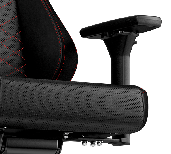 gaming chair vegan HERO Black Red 4D armrests