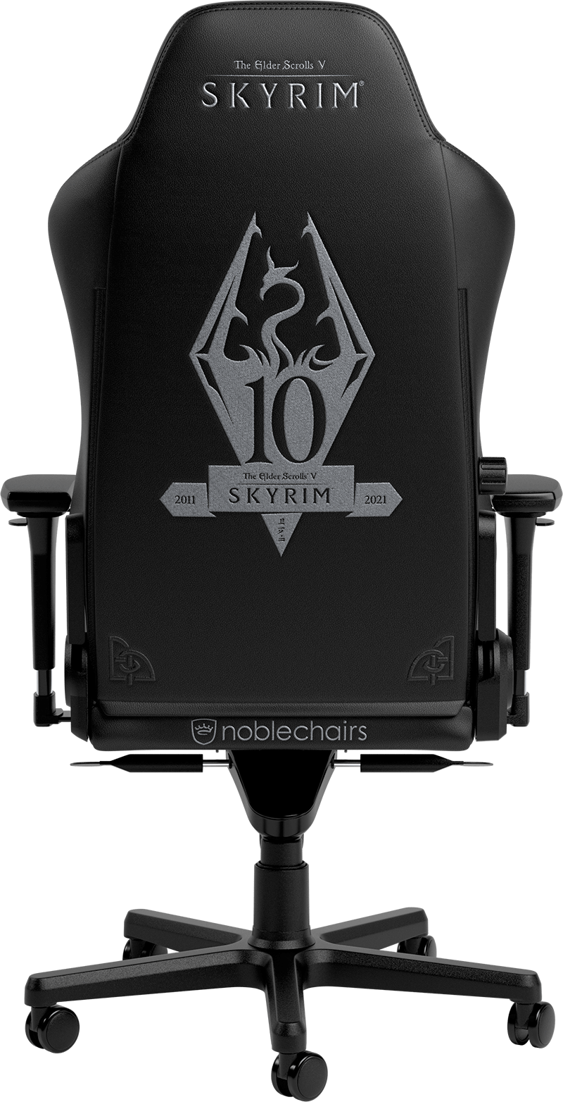 durable, 100% vegan PU leather noblechairs HERO The Elder Scrolls V: Skyrim 10th Anniversary Edition