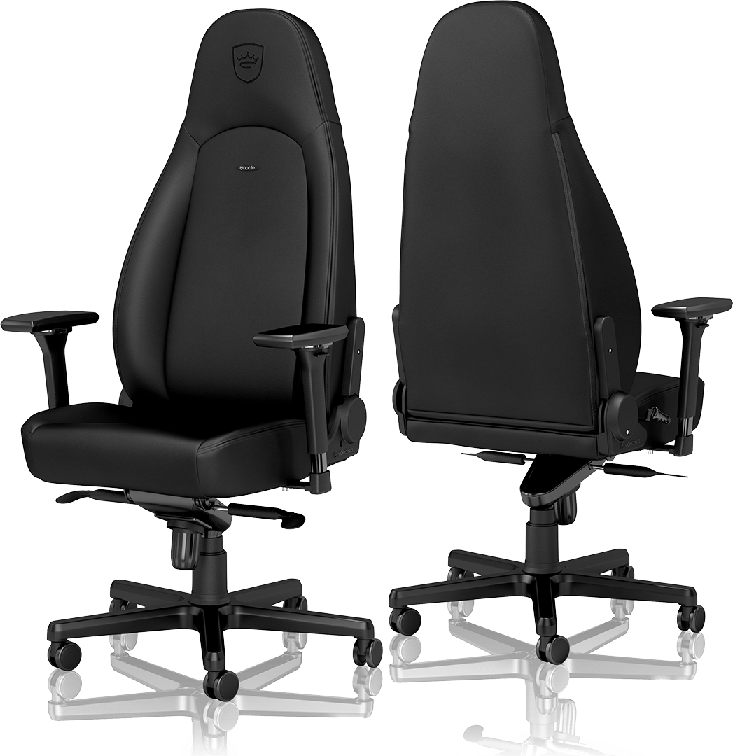 4D armrests ICON Black Edition
