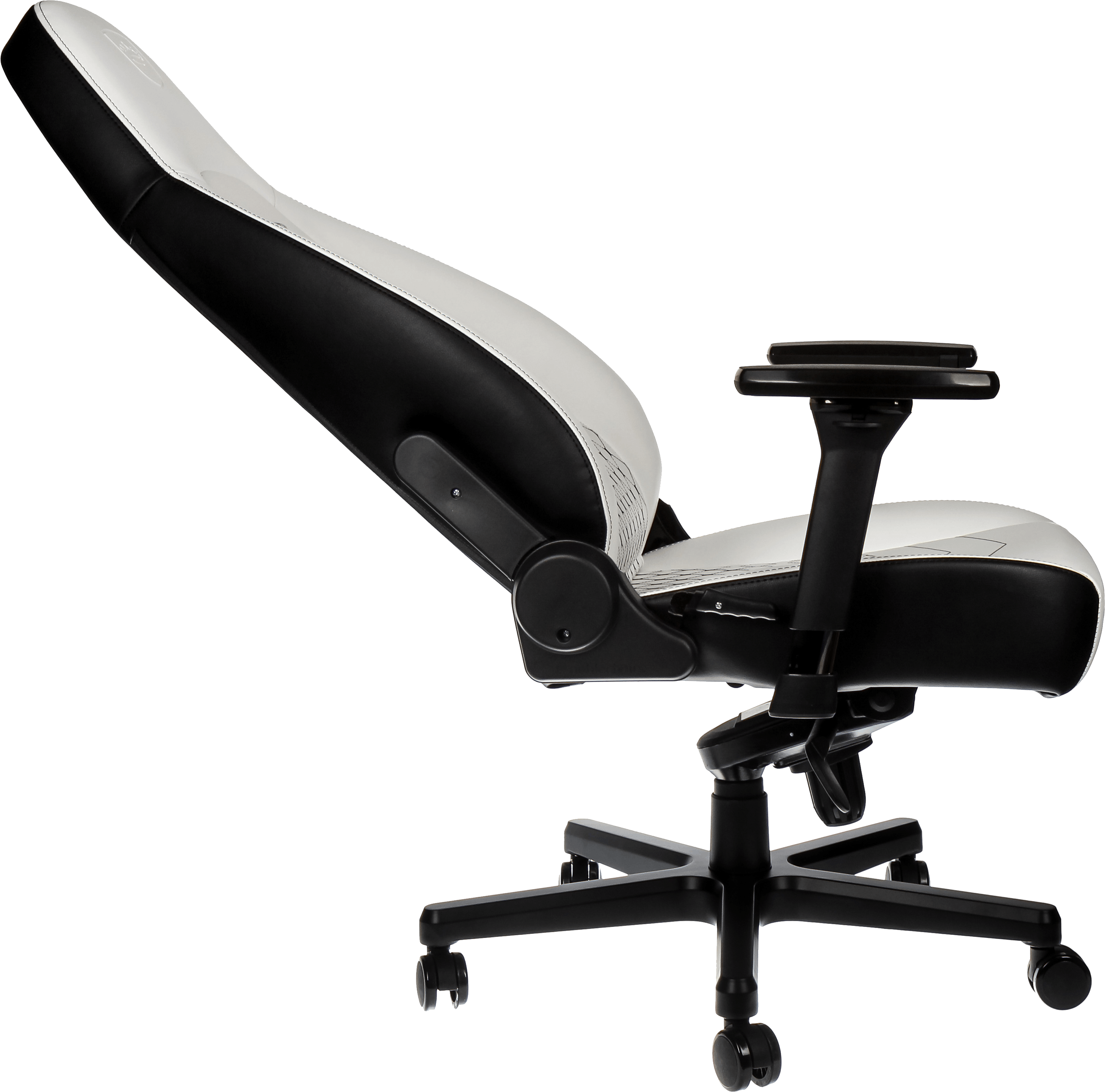 4D armrests ICON PU Black White