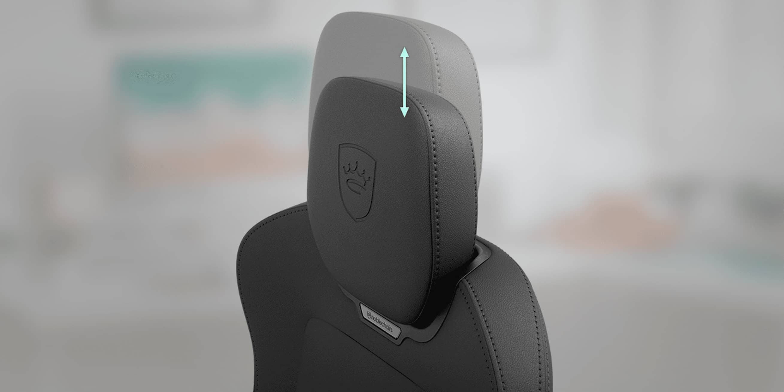 noblechairs AURA adjustable headrest