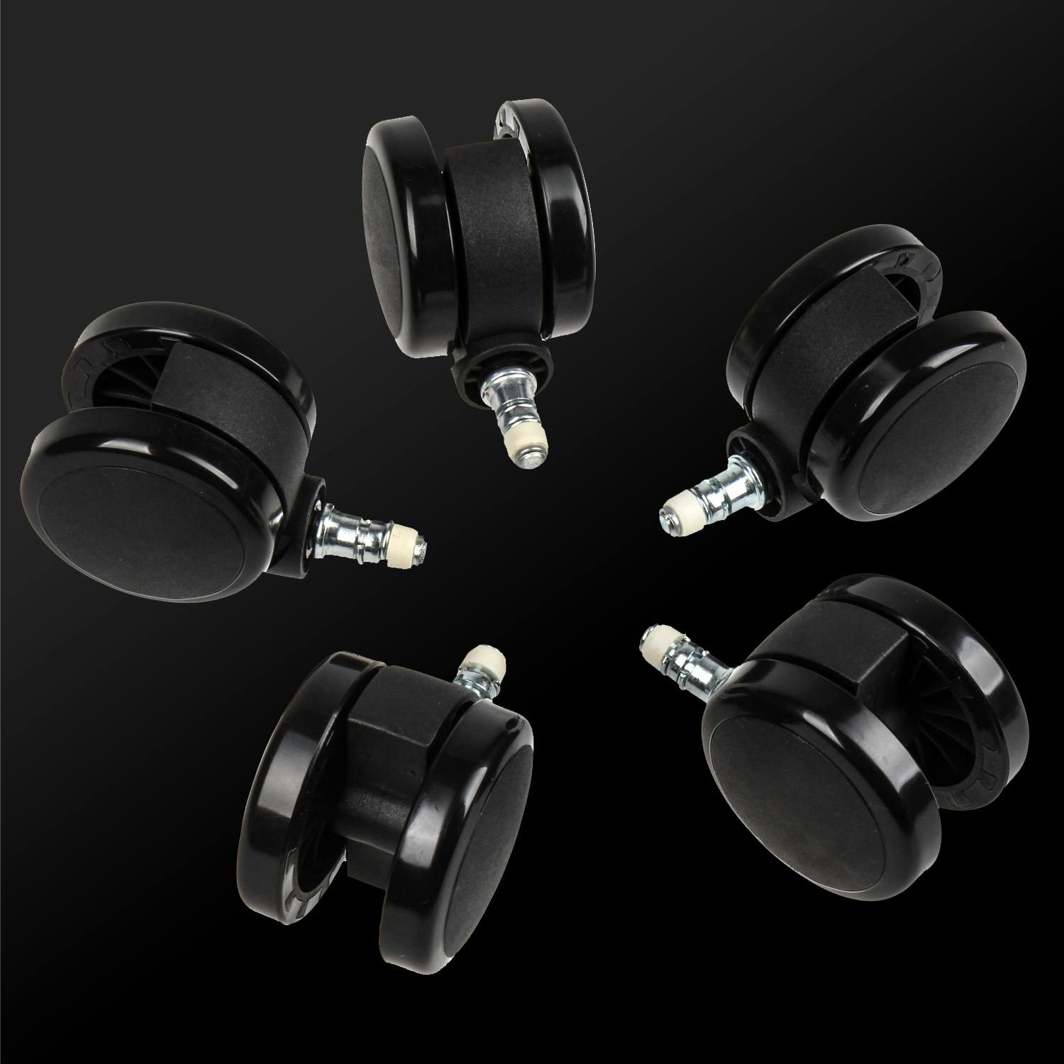 Hard-Floor Casters - 60 mm with Automatic Locking Function Hard-Floor Casters - 60 mm with Automatic Locking Function