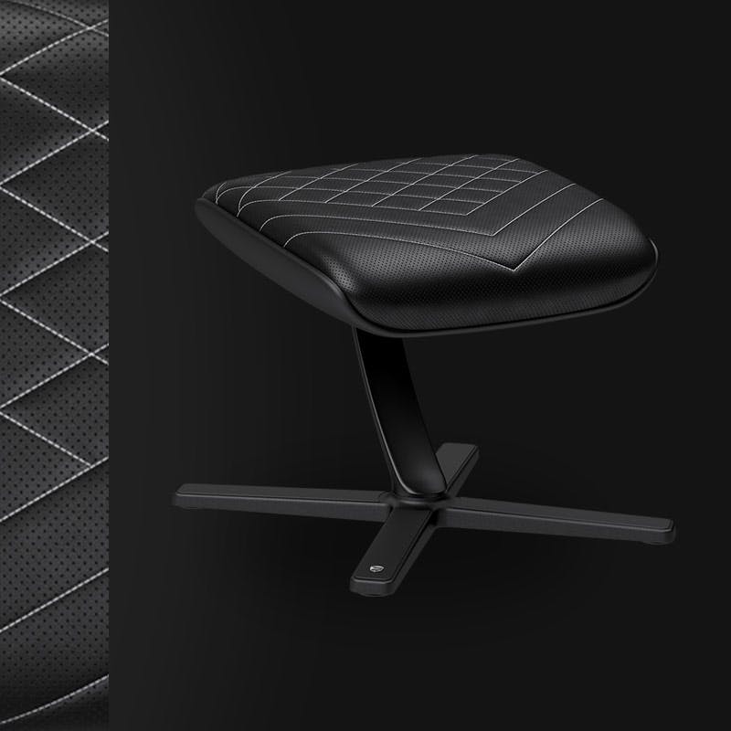 Footrest - Black/Platinum White Footrest - Black/Platinum White