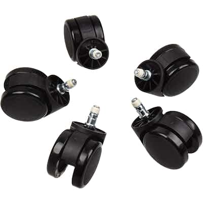 Hard Floor Casters with Automatic Brake Function