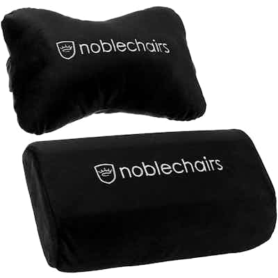 Noblechairs - Tyynysarja musta/valkoinen