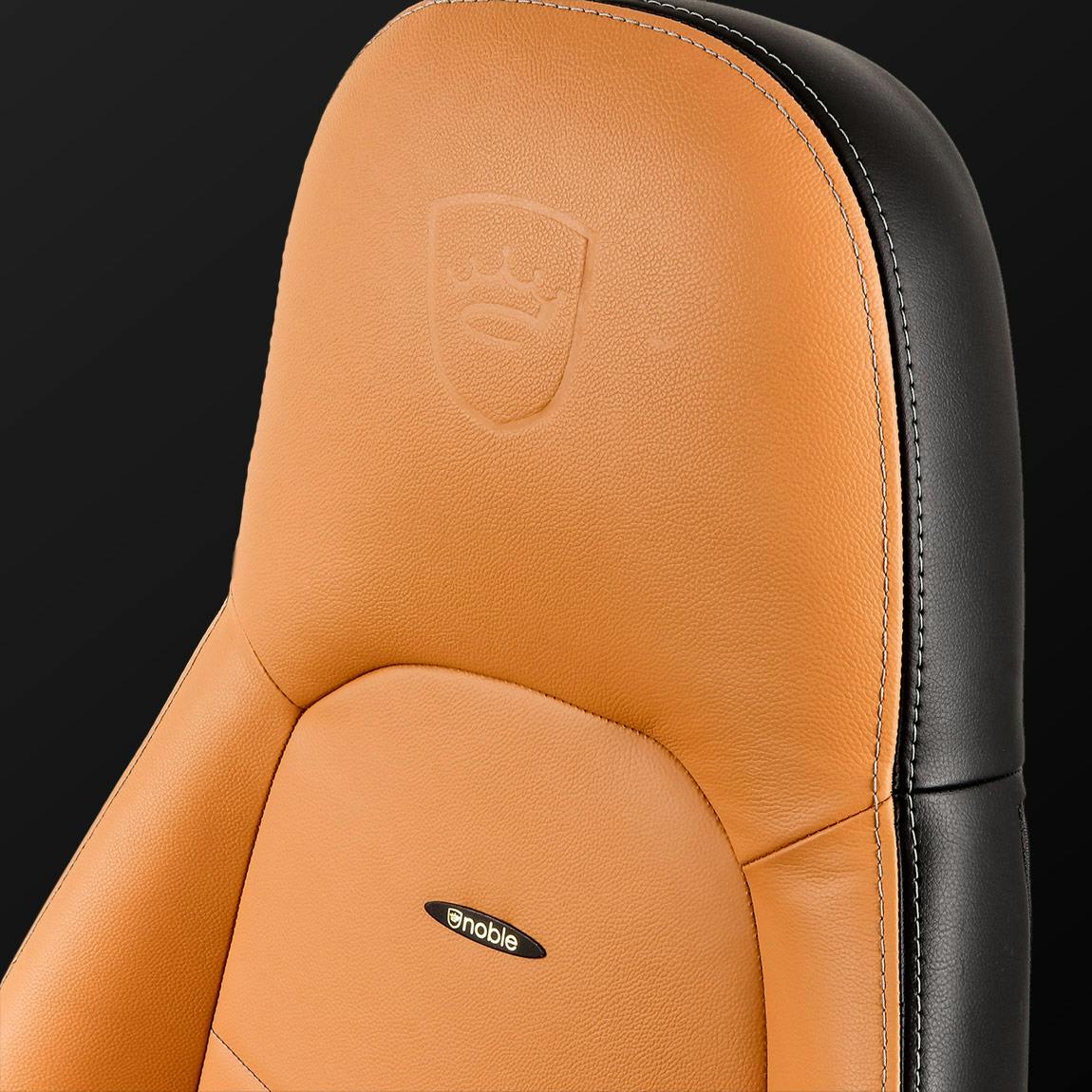 ICON Real Leather Cognac / Black