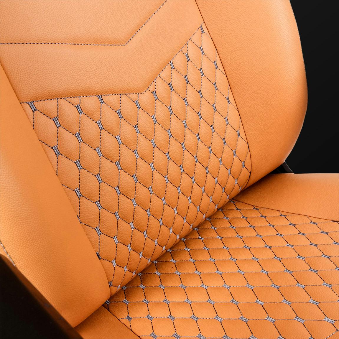 ICON Real Leather Cognac / Black