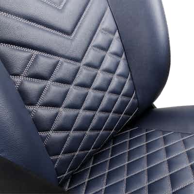 ICON Real Leather Midnight Blue / Graphite